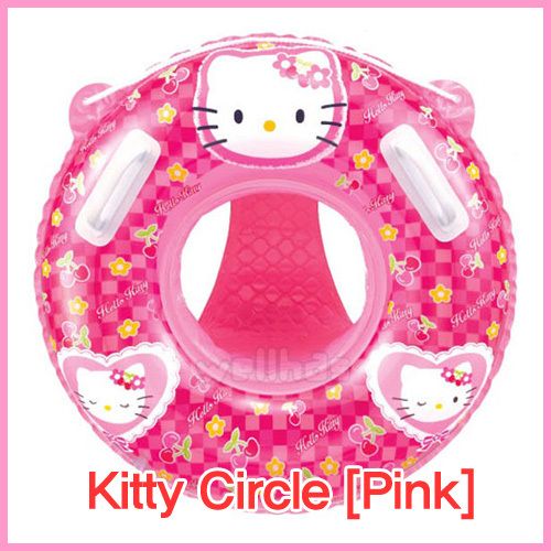 Hello Kitty Baby Walker Tube Float Ring Swimming Pool  