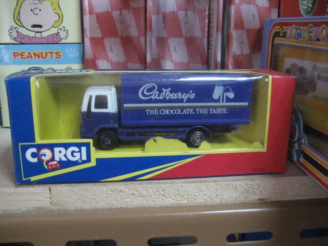 Ford cargo Bird cadbury van truck toy car corgi  