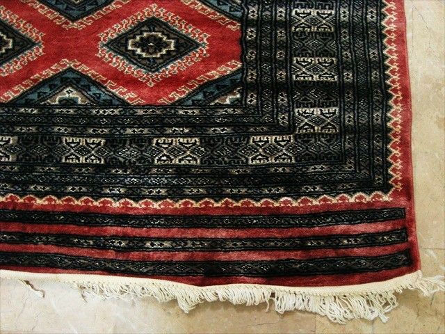 COPPER JALDAR HAND KNOTTED RUG MAT CARPET SILK WOOL 6X4  