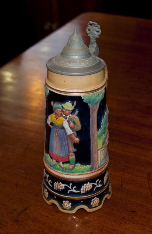 German Musical Beer Stein  