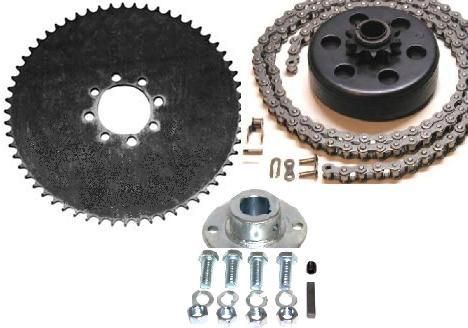 41 1/2 INCH PITCH GO KART BUGGY CLUTCH CHAIN DRIVE KIT  