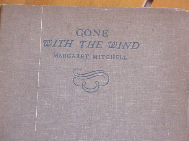 GONE WITH THE WIND MARGARET MITCHELL 1936 BOOK MACMILLAN CO. GREAT 