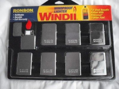 RONSON LIGHTER WINDPROOF WIND II OIL VINTAGE DISPLAY  