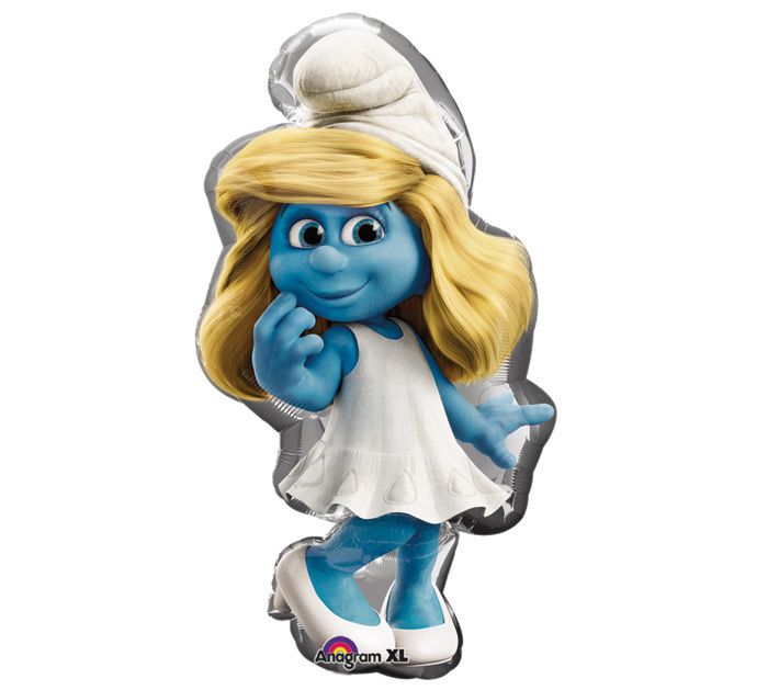 Smurfs SMURFETTE Happy Birthday XL Jumbo BALLOON Mylar Party 