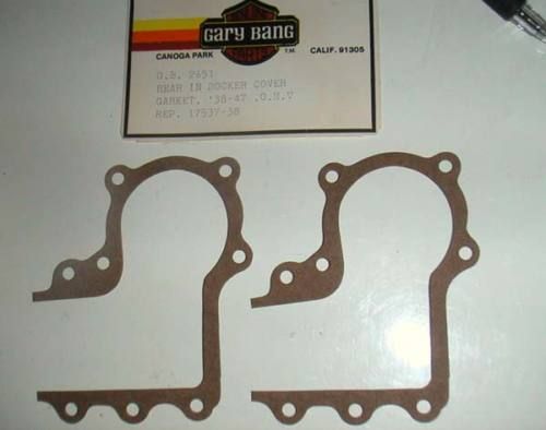 HARLEY KNUCKLEHEAD REAR INTAKE ROCKER GASKETS 17537 38  