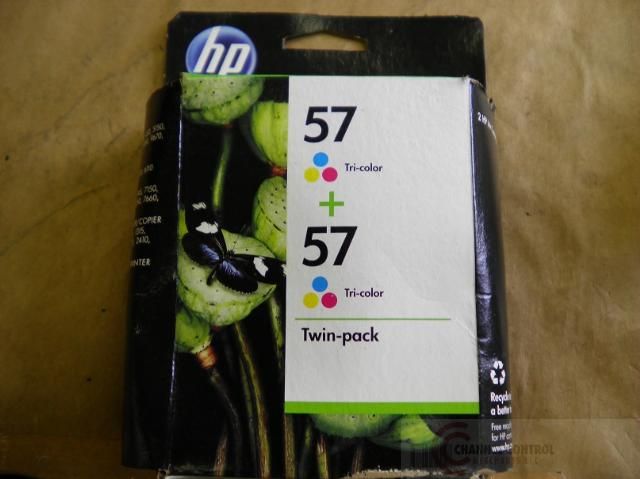 HP 57 Twin Pack (C9320FN#140) Color/Tri Color Ink Rtl $71  