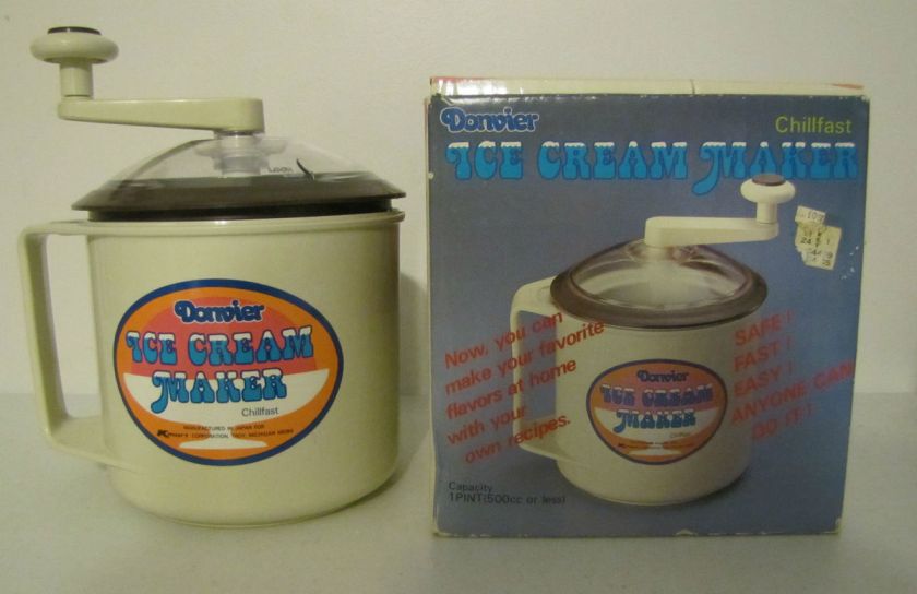   Chillfast 1 Pint Ice Cream Maker.No Electricity,Ice or Salt Needed