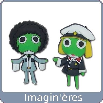 Set de 2 pins Keroro   Keroro Gunso   Great Eastern   OFFICIEL  