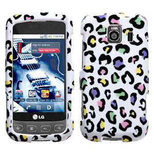 Hard Snap Cover Case FOR LG OPTIMUS V VM670 U Leopard C  