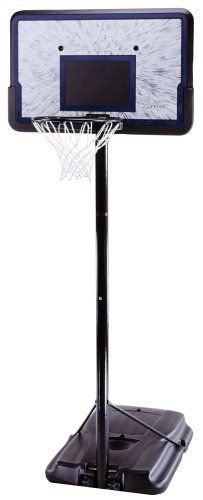 Lifetime 1221 Pro Court Height Adjustable Portable Basketball System 