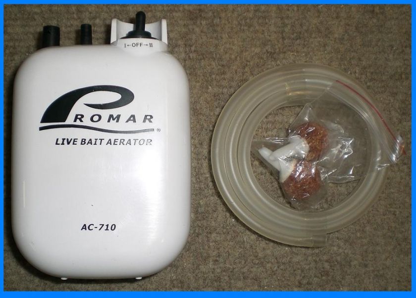 PROMAR DELUXE Fishing Aerator Live Bait NEW #AC 710  