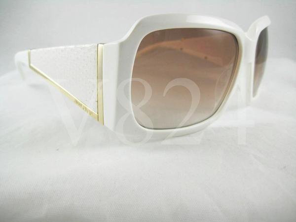 JIMMY CHOO ELLA/S Sunglass White Gold Brown ELLA C29  