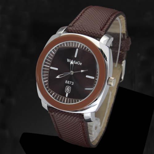   Womens Mens Big Watch Face Fashion Brand Quartz Wrist Watch  