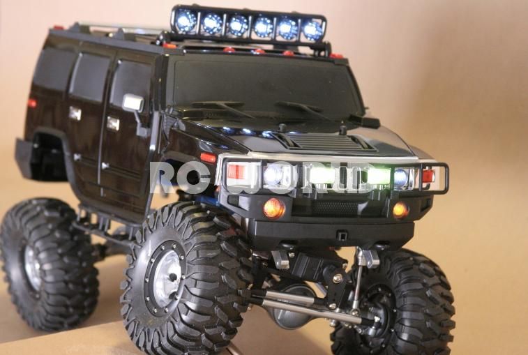 RC 1/10 H2 RC HUMMER ROCK CRAWLER 2.2 BEADLOCKS 2.4GHZ *READY TO RUN 