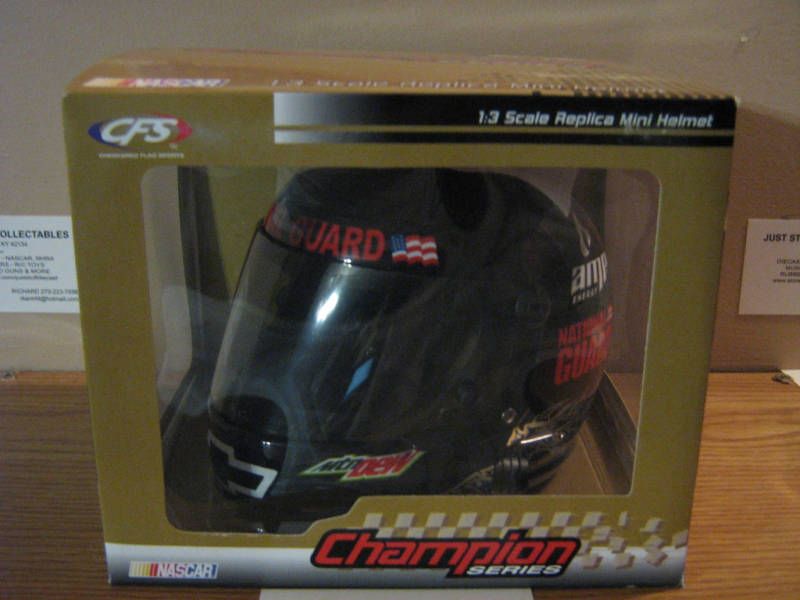 NASCAR DALE JR 2010 1/3 MINI HELMET 88 AMP NTL GUARD  