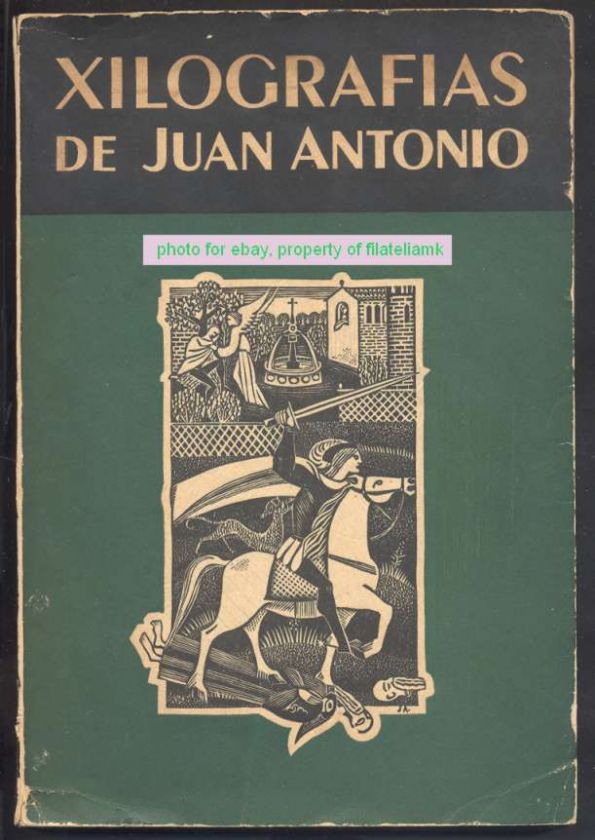 Book Xilografias De Juan Antonio 1953 102 Xilographies  