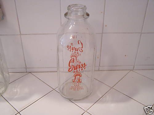 Vintage Davies Chula Vista Calif Milk Bottle 1/2 Gallon  