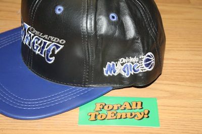   Magic leather snapback hat NWT Howard Shaq Penny foamposite NBA  