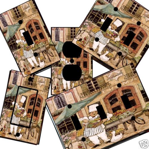 Chef ab Light Switch Cover wall plate kitchen decor  