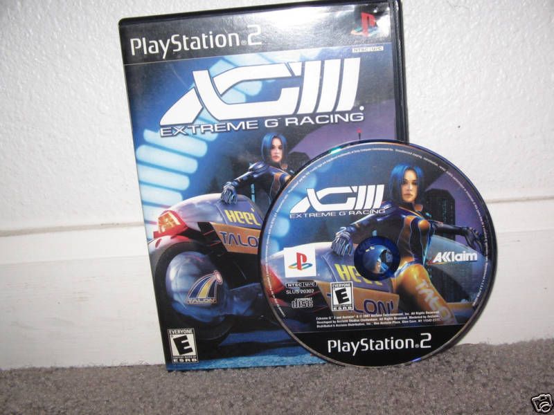 XGIII EXTREME G RACING WITH BOX   Playstation 2 PS2  