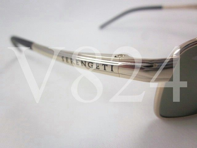 Serengeti VENTO Sunglasses Gold Polarized 555 NM 7296  