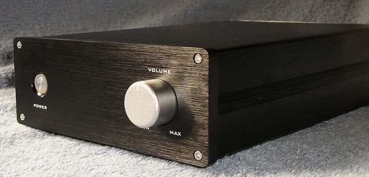 A18 Black Full Aluminium Preamp Case Pre amp Enclosure  