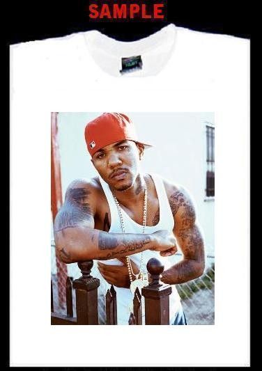 GAME CUSTOM PHOTO T SHIRT TEE g unit rap hip hop 902  