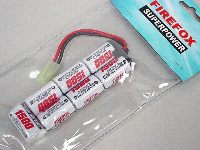 Firefox 8.4V 1500mAh Ni MH Airsoft AEG RC Mini Battery  