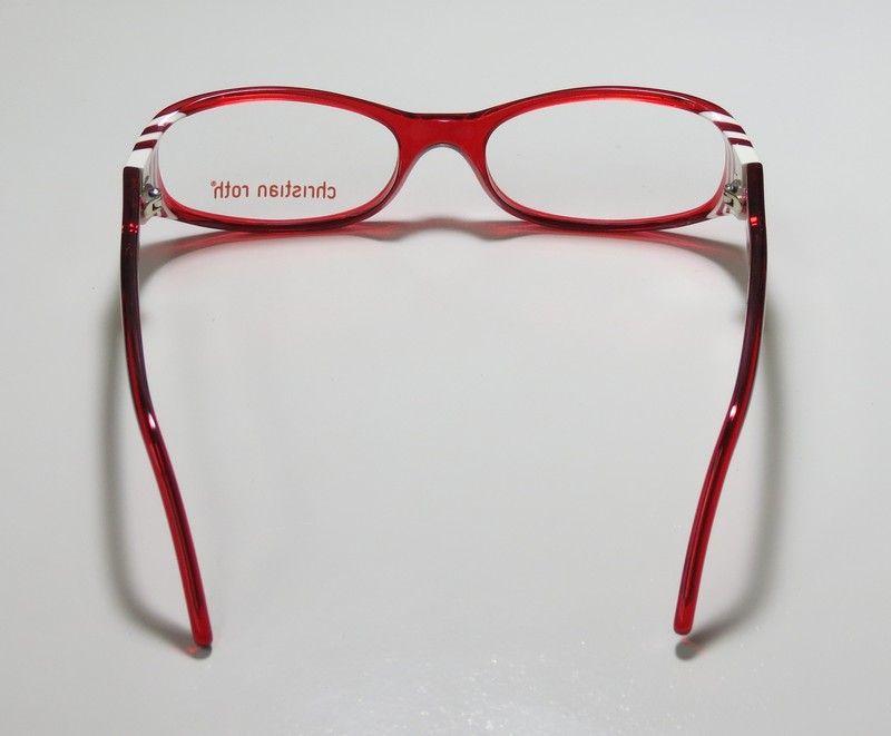 NEW CHRISTIAN ROTH 14017 51 17 120 RX RED/WHITE EYEGLASSES/GLASSES 