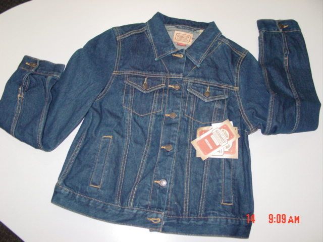 NWT Ladies Denim Jacket Blue Jean Schmidt Medium Work  