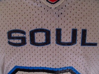   Jovi Philadelphia Soul Football Jersey #3 MEDIUM M White RARE  