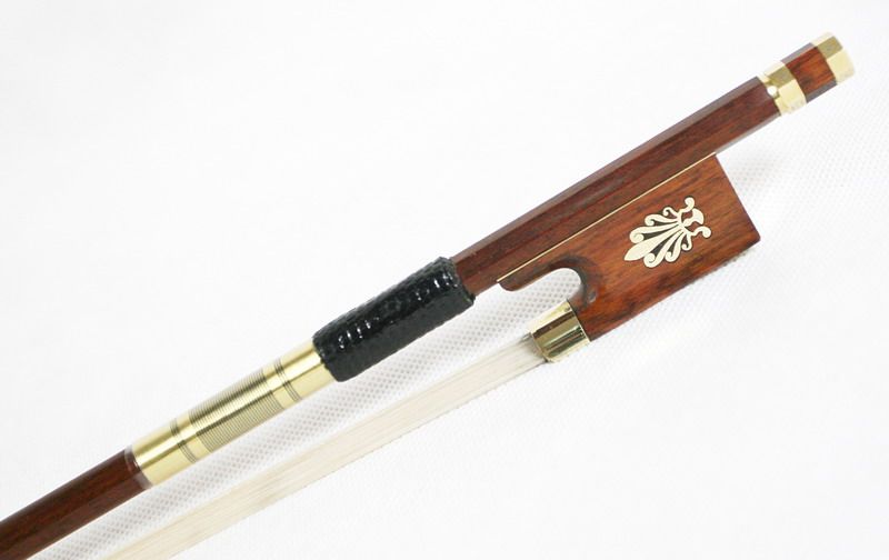 Gold Pernambuco Violin Bow Phoenix Emblem snakewood frog  