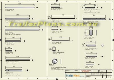 OFF ROAD Camper Trailer PLANS   Trailer Design  3 Sizes  