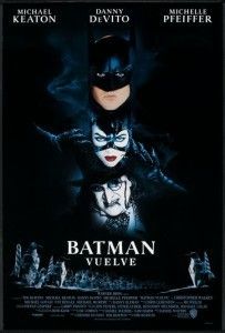 BATMAN RETURNS Original Movie Poster Spanish One Sheet  