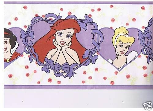 DISNEY PRINCESS WALLPAPER BORDER  