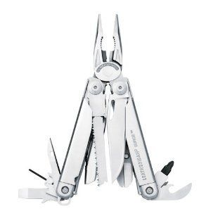   STAINLESS STEEL MULTI TOOL w/ PREMIUM LEATHER SHEATH 830160  