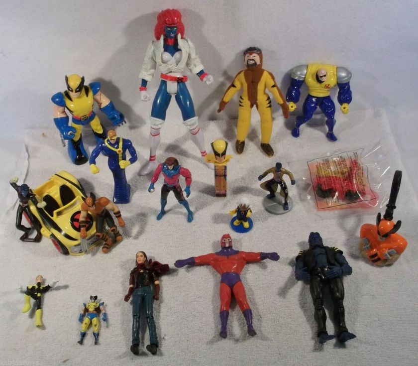   MARVEL X MEN jubilee wolverine cyclops xavier magneto toys figures A